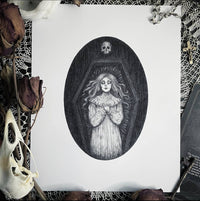 Necromancy Art Print by Caitlin McCarthy