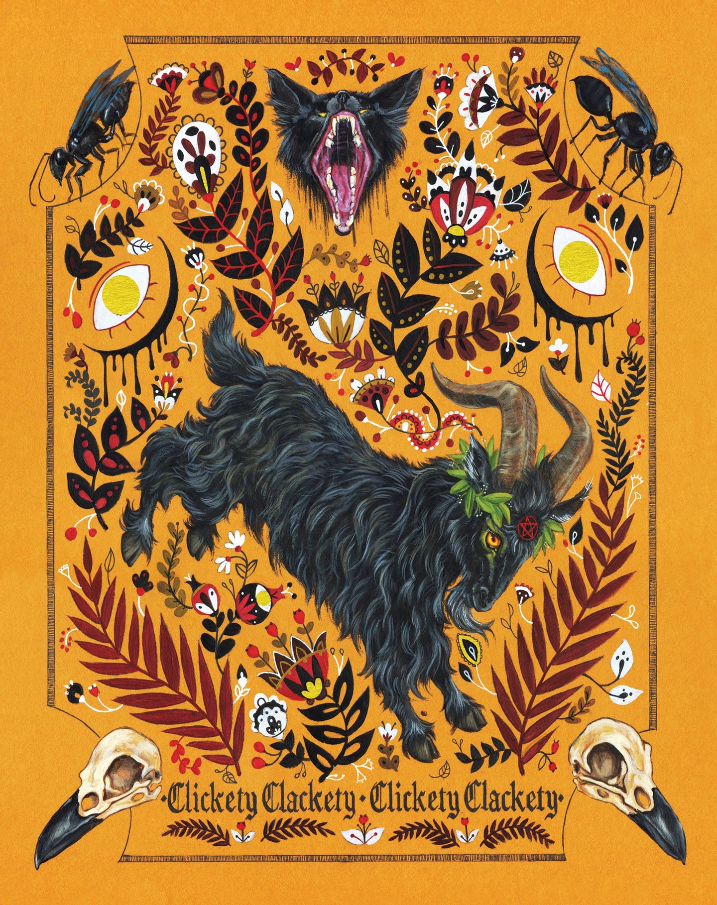 Clickety Clackety Art Print by Mheld