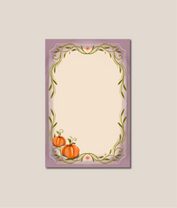 Pumpkin Patch Notepad by Lantern Print Co.