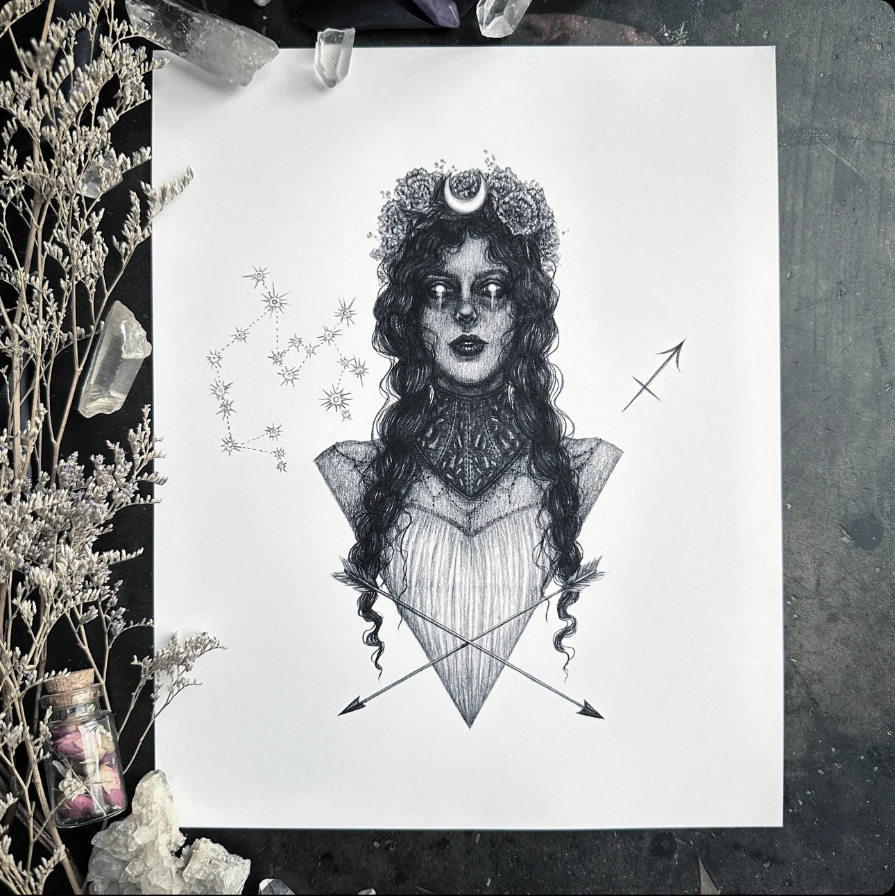 Sagittarius Art Print by Caitlin McCarthy