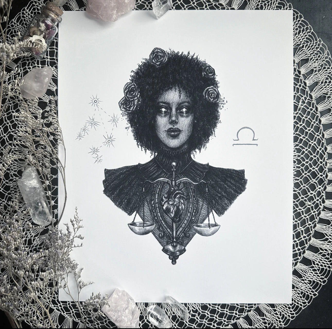 Libra Art Print by Caitlin McCarthy