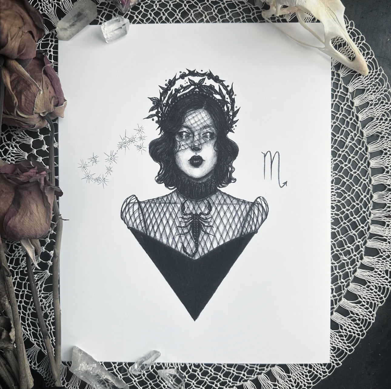 Scorpio Art Print by Caitlin McCarthy