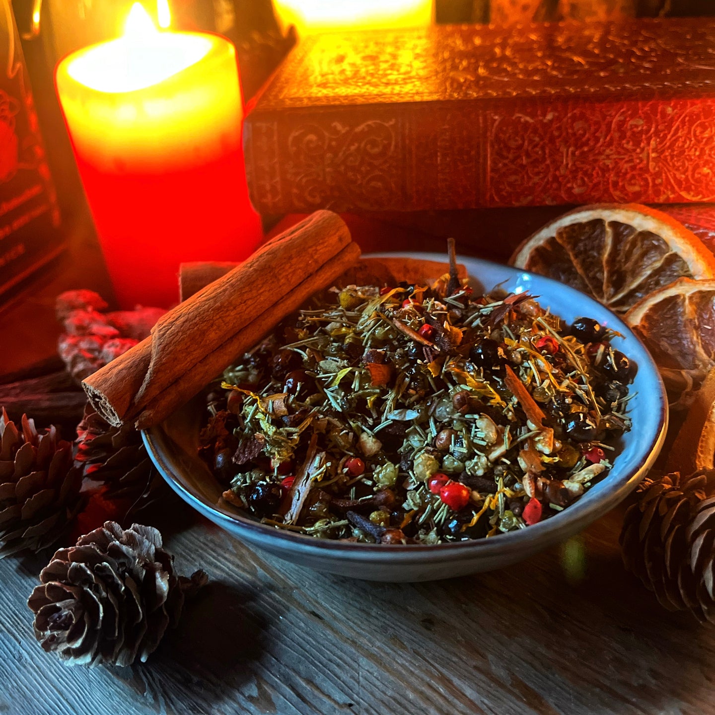 Mystic Winter Grain Incense - Handmade Ritual Blend