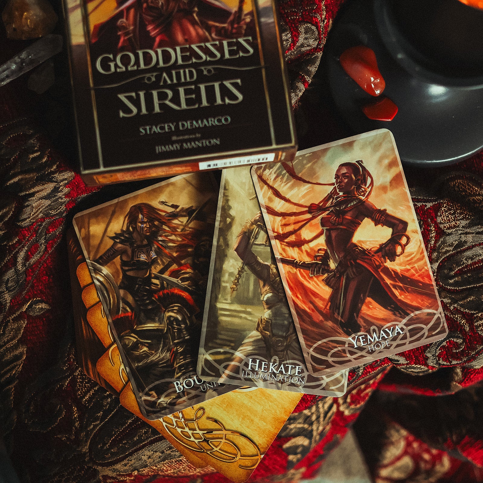 Goddesses and Sirens Oracle Deck & Book