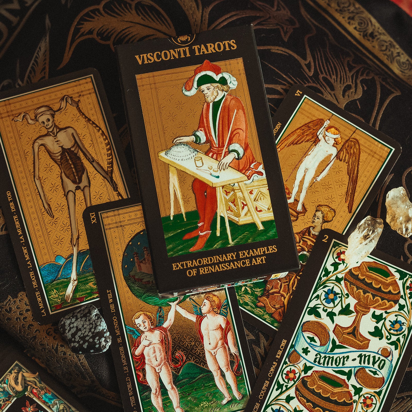 Visconti Tarot – Black Moon Botanica Edinburgh UK