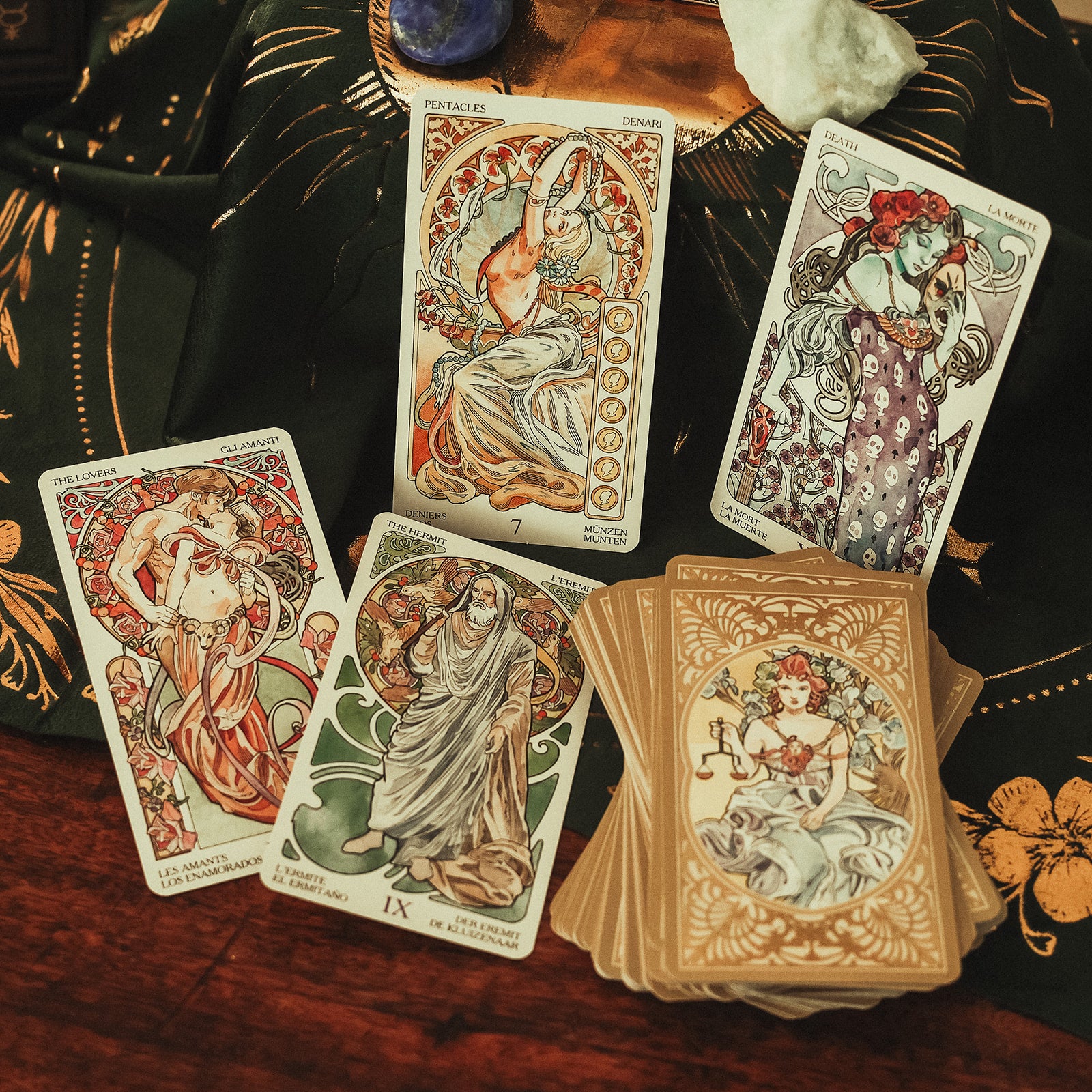 Art Nouveau Tarot – Black Moon Botanica Edinburgh UK