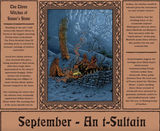 Illustrated Pagan Calendar of Scottish Myths and Legends