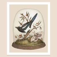 One for Sorrow Art Print by Jessica Roux