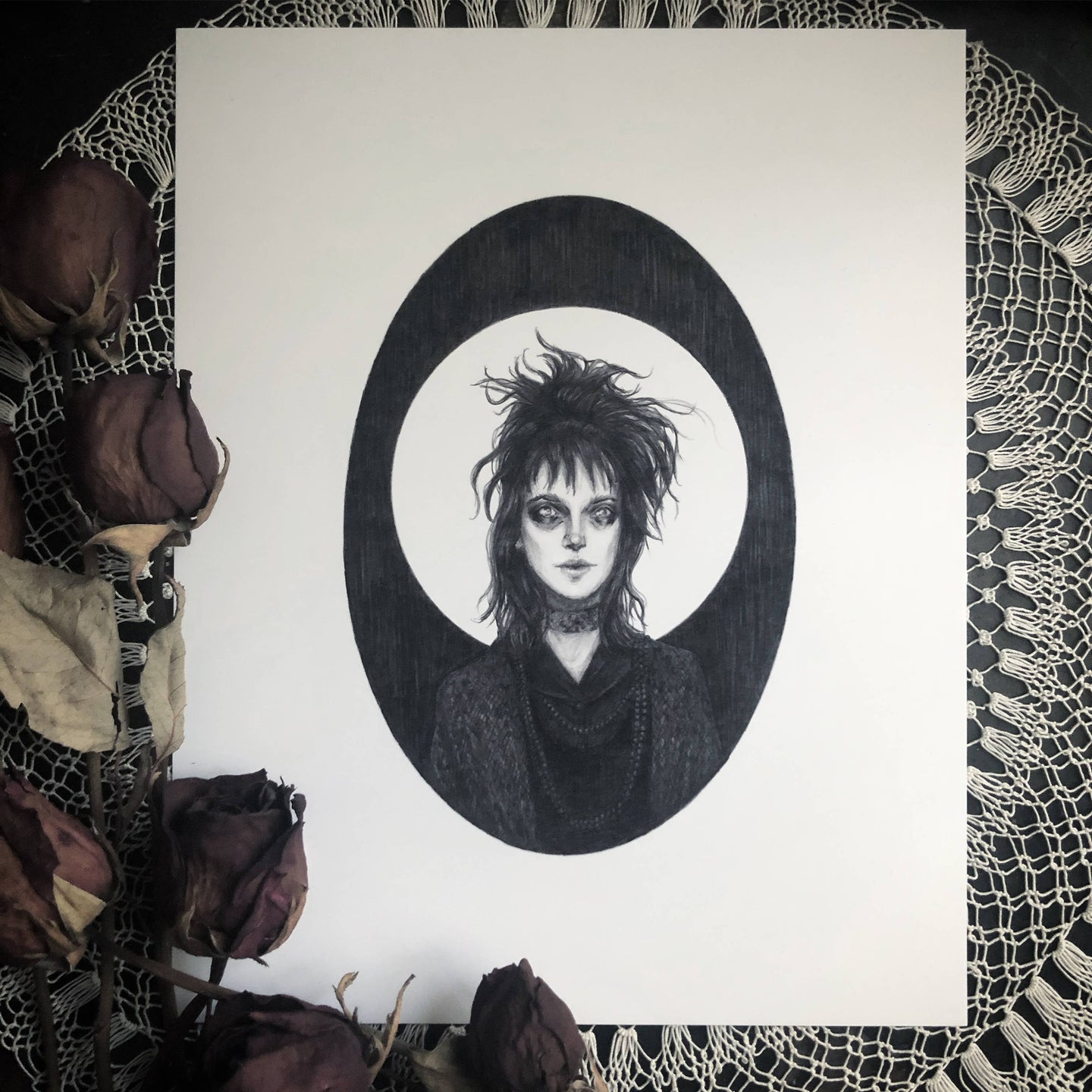 Lydia Art Print by Caitlin McCarthy