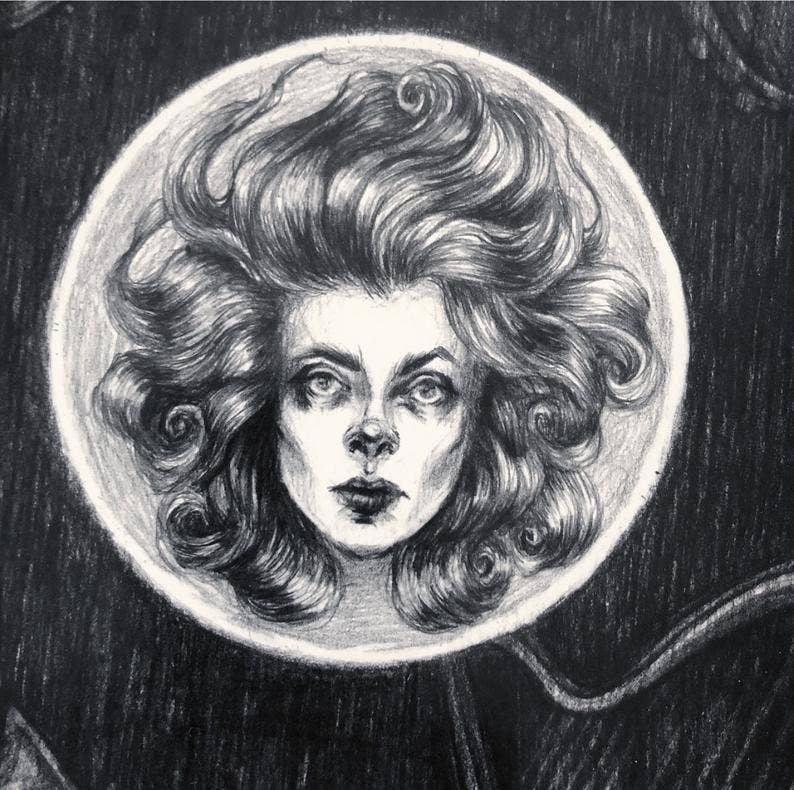 Madame Leota Art Print by Caitlin McCarthy