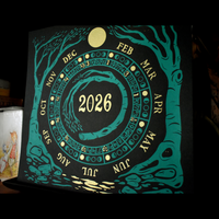 2026 Moon Calendar Print