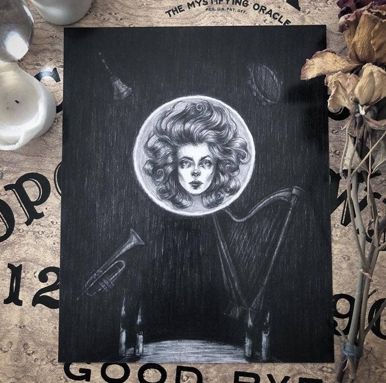 Madame Leota Art Print by Caitlin McCarthy