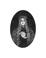 Moon Maiden Art Print by Caitlin McCarthy