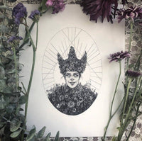 The May Queen Art Print by Caitlin McCarthy