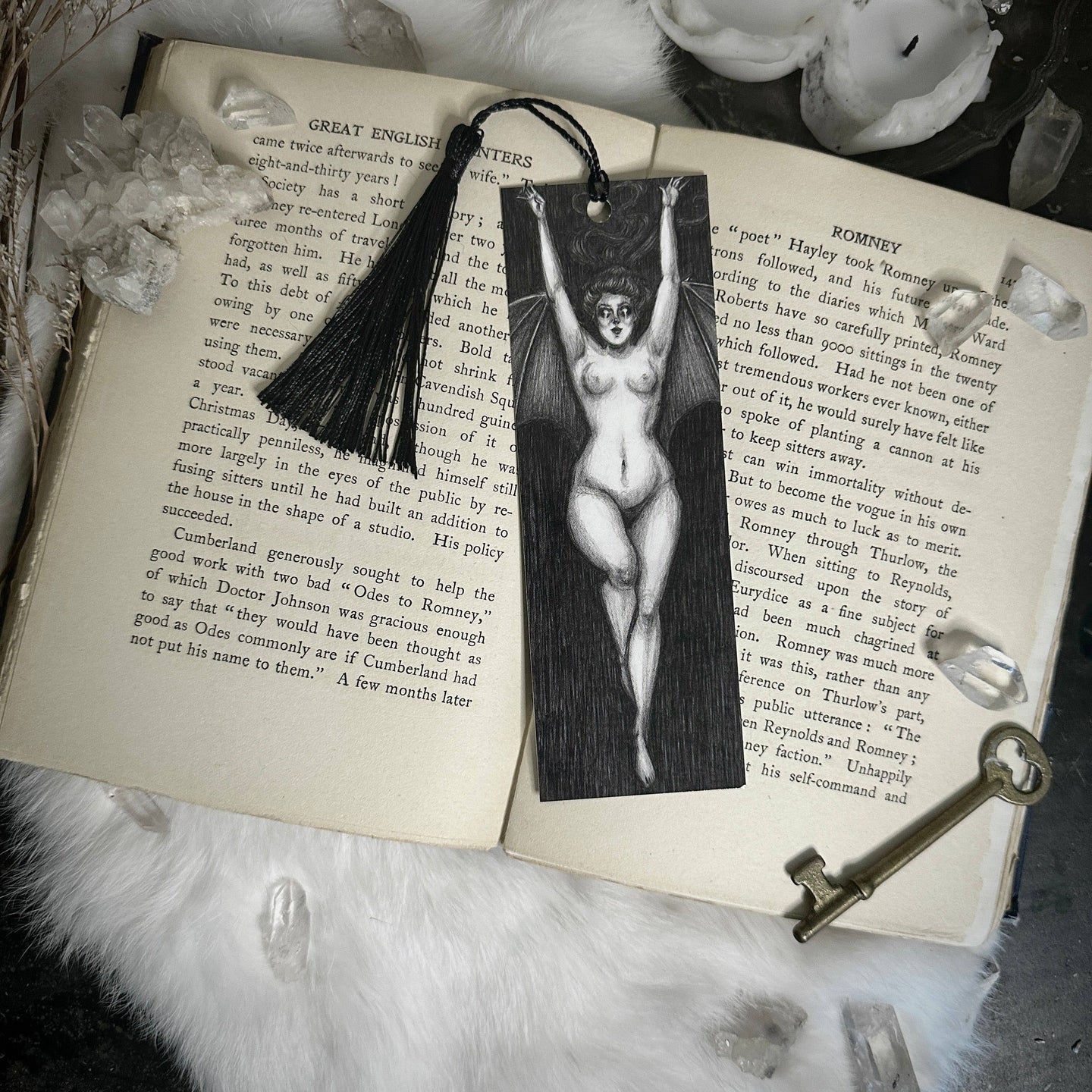 La Femme Chauve-Souris Bookmark by Caitlin McCarthy