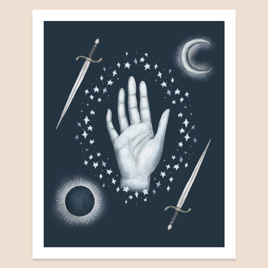 Celestial Guidance Art Print by Jessica Roux