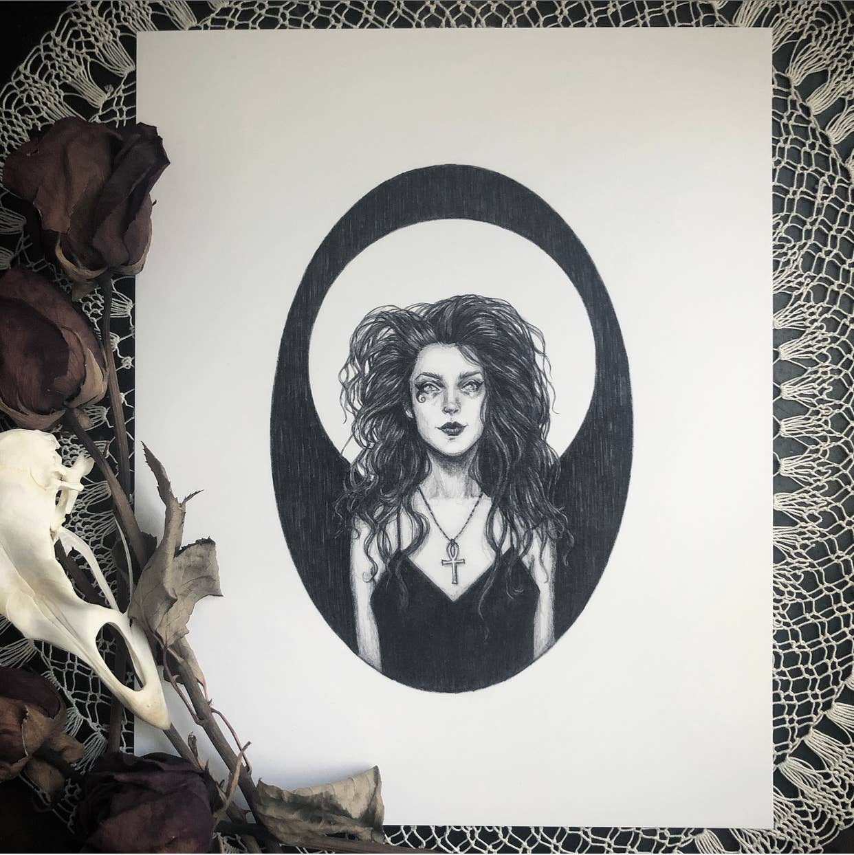 Death Art Print by Caitlin McCarthy