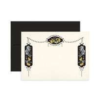 Black Bouquet Notecard Set by Open Sea Co.