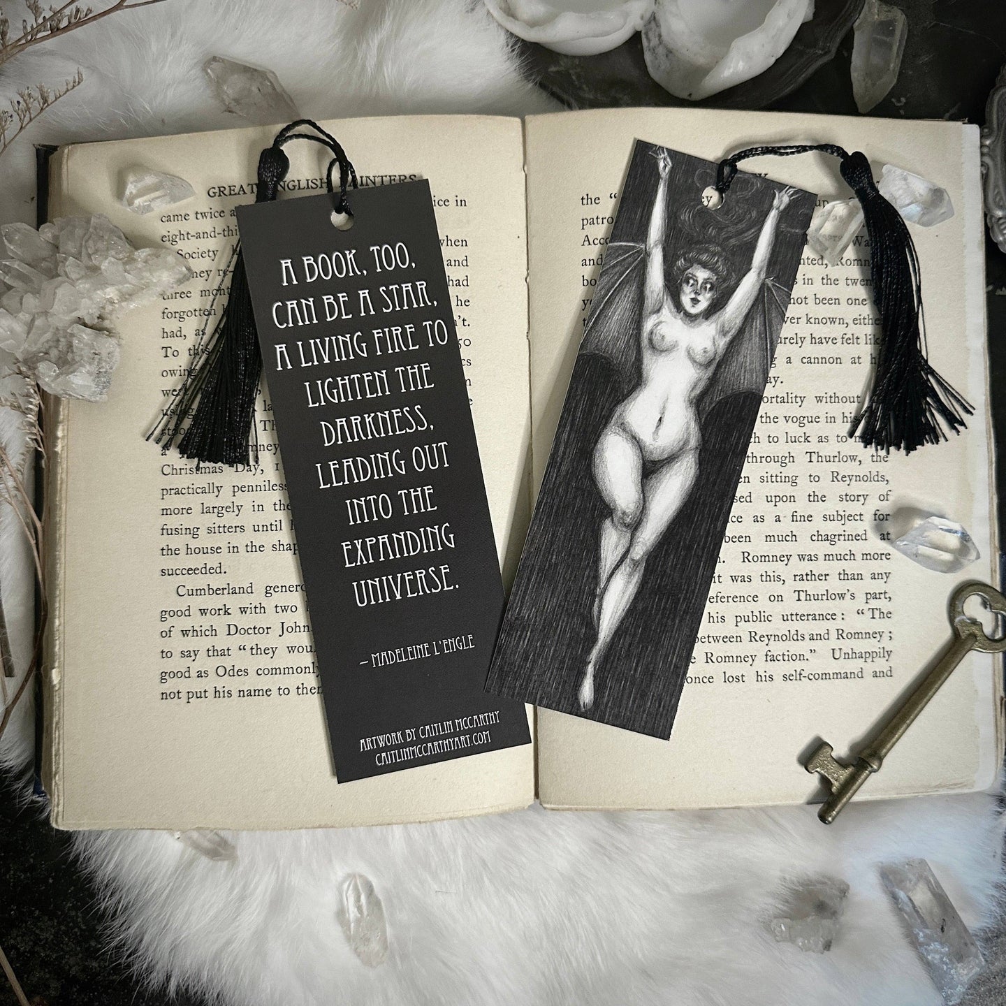 La Femme Chauve-Souris Bookmark by Caitlin McCarthy