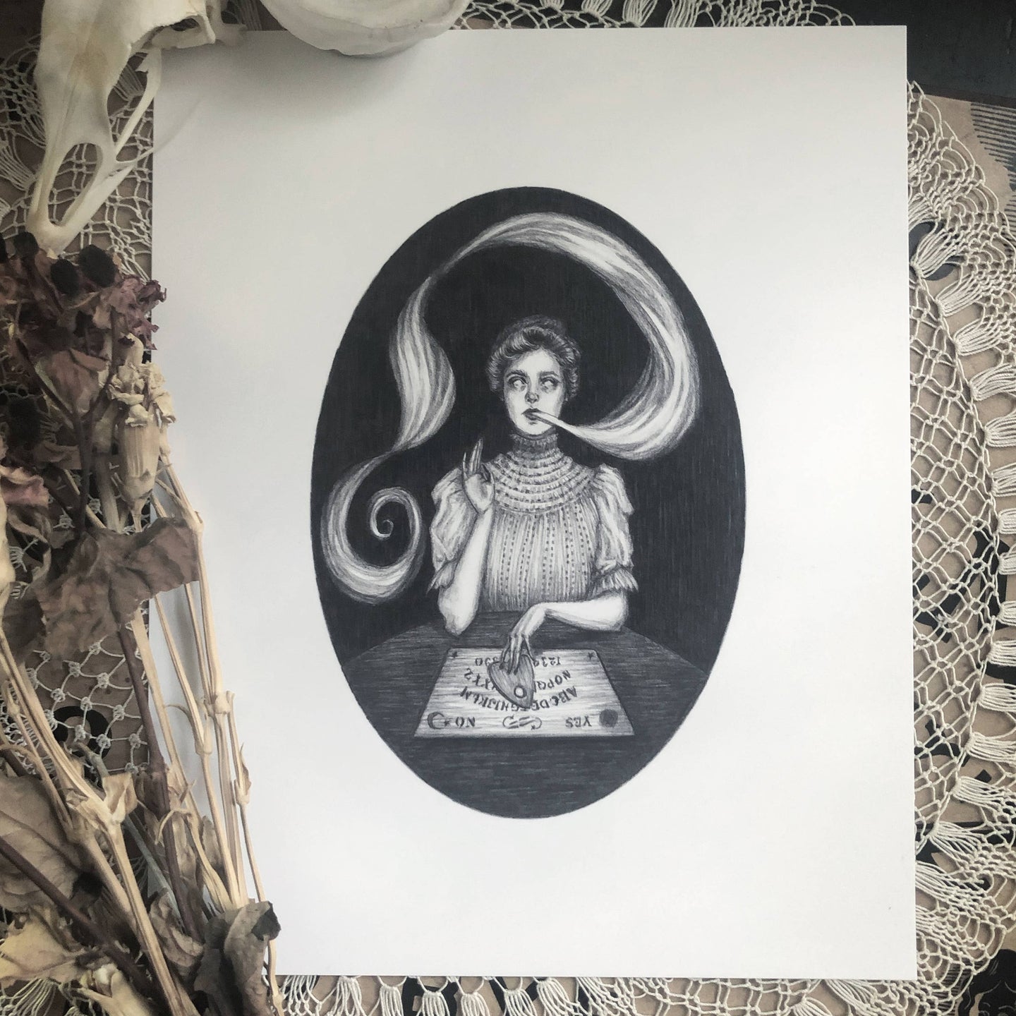 Phantom Whispers Art Print by Caitlin McCarthy