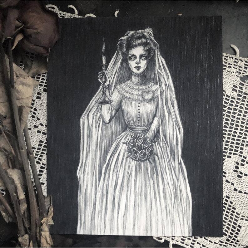 Til Death Art Print by Caitlin McCarthy