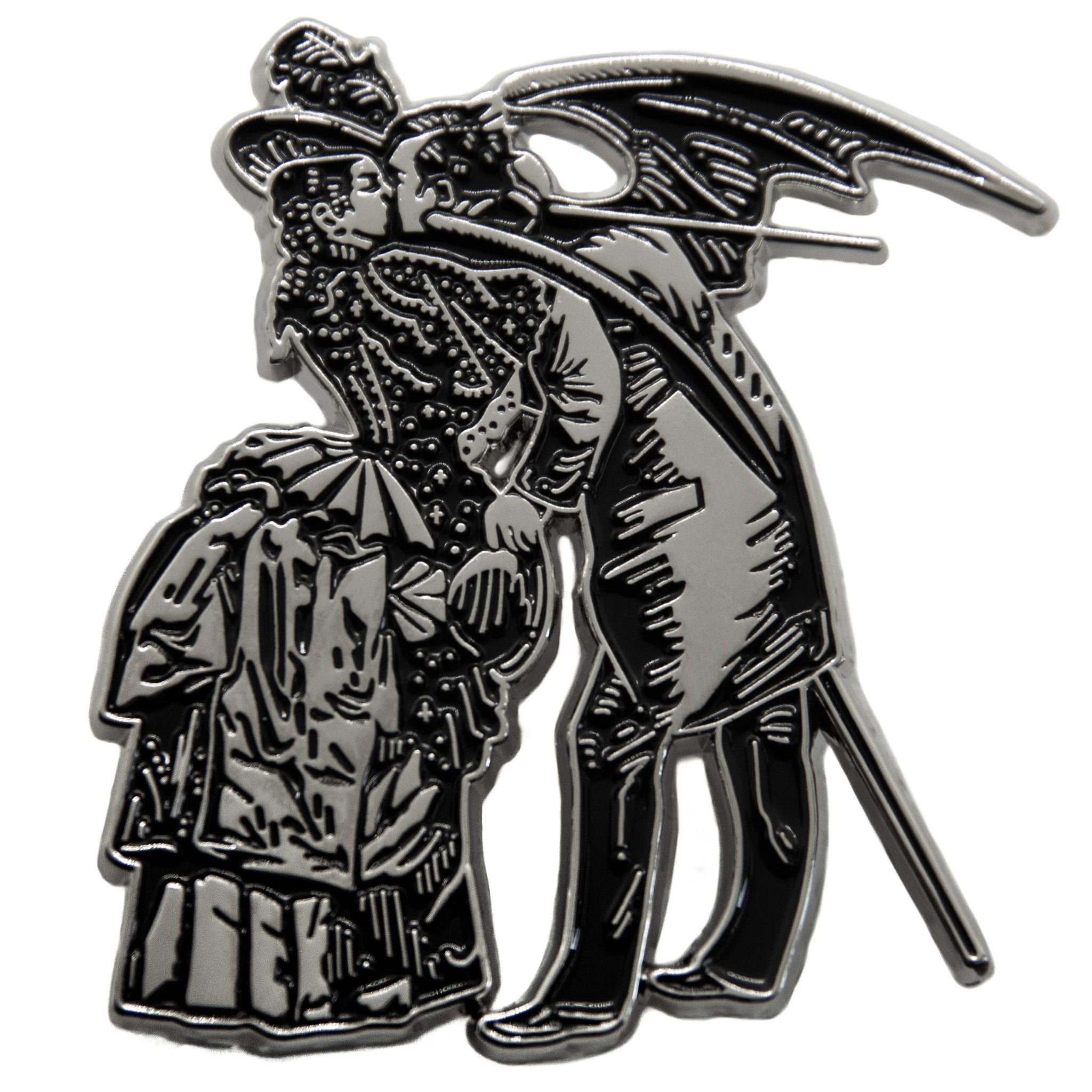 Devil's Kiss Victorian Goth Enamel Pin