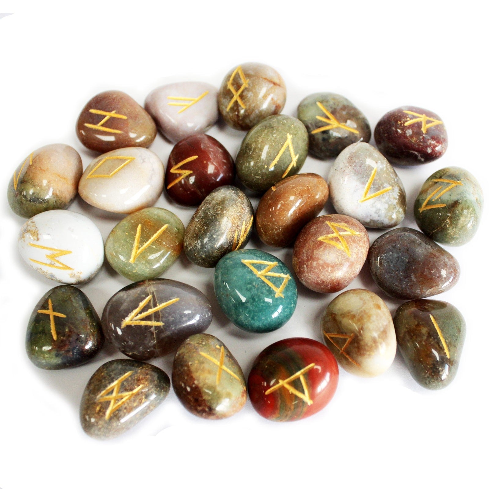 Mixed Crystals Rune Stones