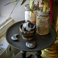 Hematite Crescent Moon