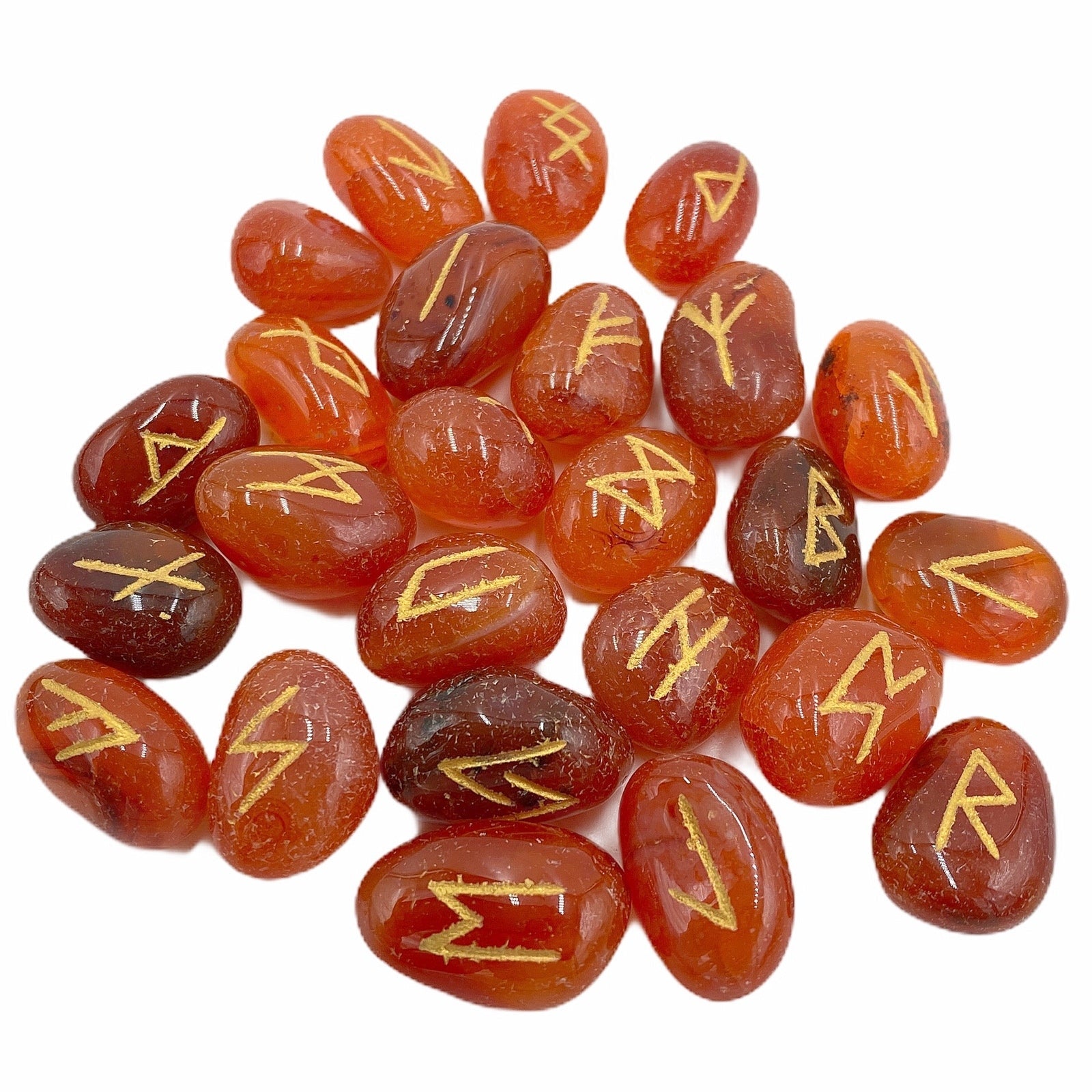 Carnelian Rune Stones