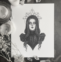 Nyx Art Print by Caitlin McCarthy