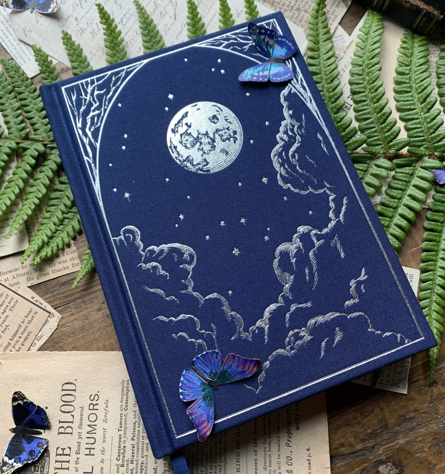 The Astronomer Antiquarian Blank Notebook by The Creeping Moon