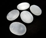 Selenite Palm Stone