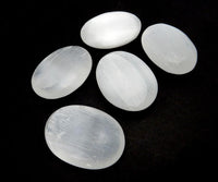 Selenite Palm Stone